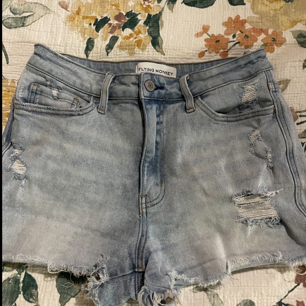 Flying Monkey Jean Shorts